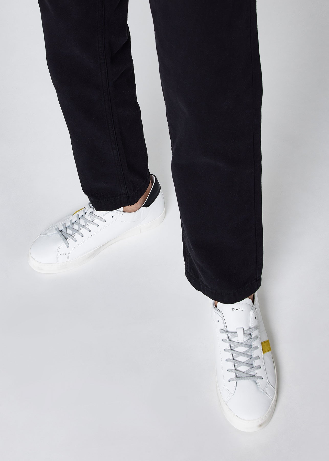 Sneaker DATE Hill Low Calf / Bianco - Ideal Moda