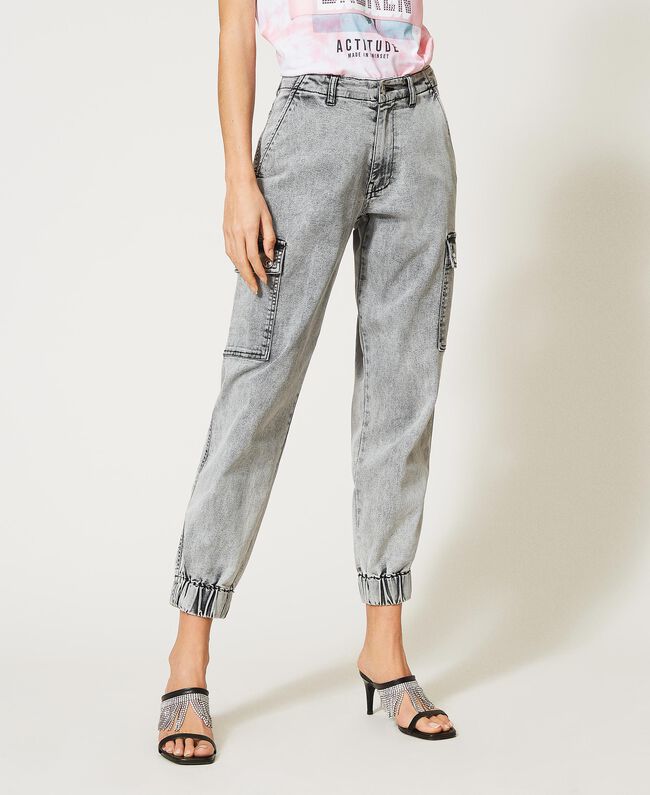 Jeans cargo con tasche / Jeans - Ideal Moda
