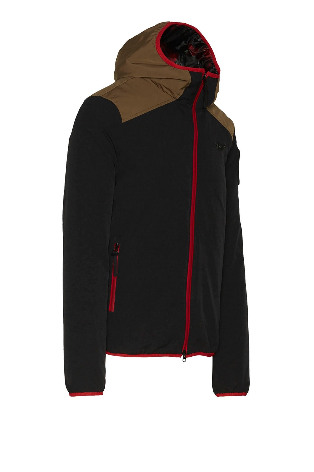 Giacca Aeronautica Militare in Nylon Tecnico / Nero - Ideal Moda