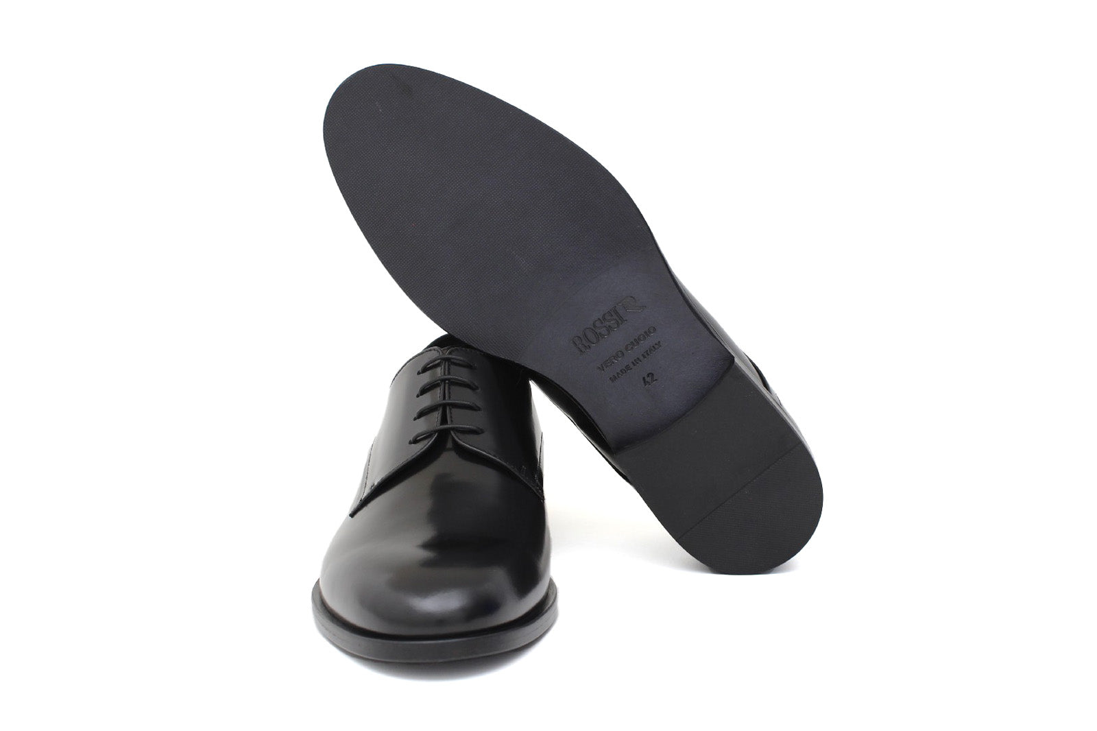 Scarpa Classica Stringata Rossi / Nero - Ideal Moda