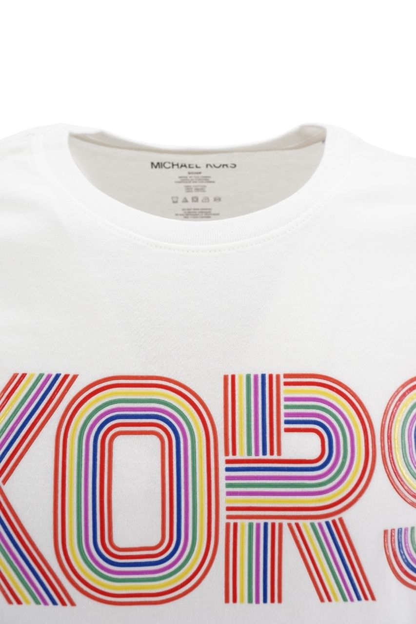 T-Shirt con Logo Michael Kors / Bianco - Ideal Moda