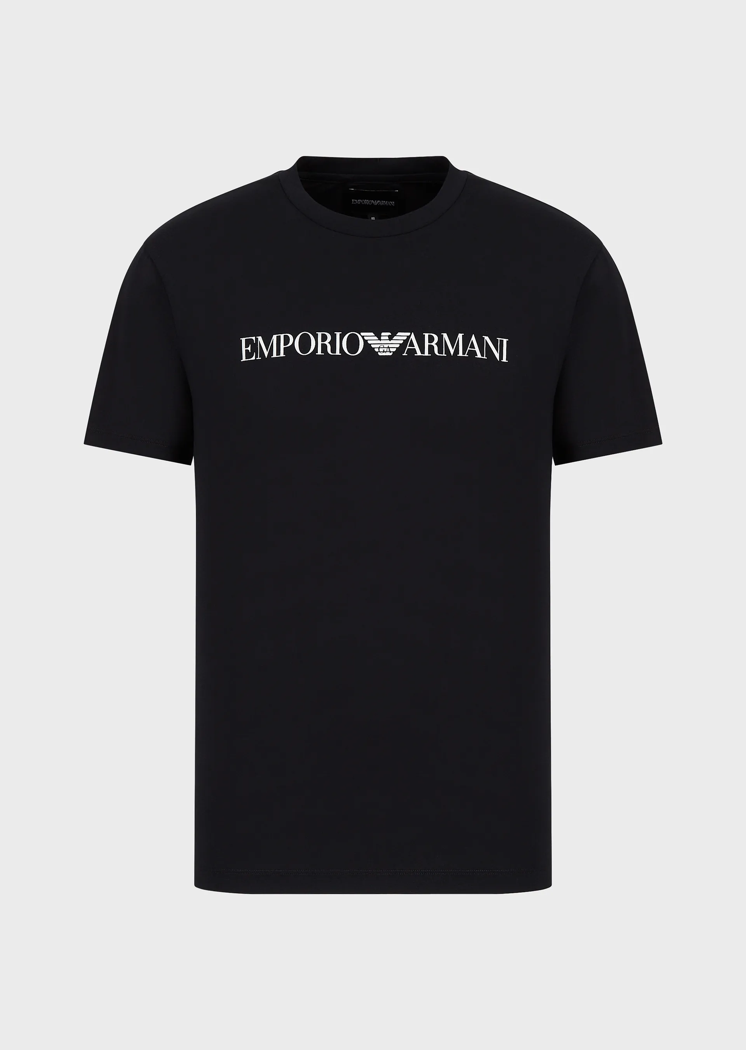 T-Shirt Emporio Armani in Pima / Blu - Ideal Moda