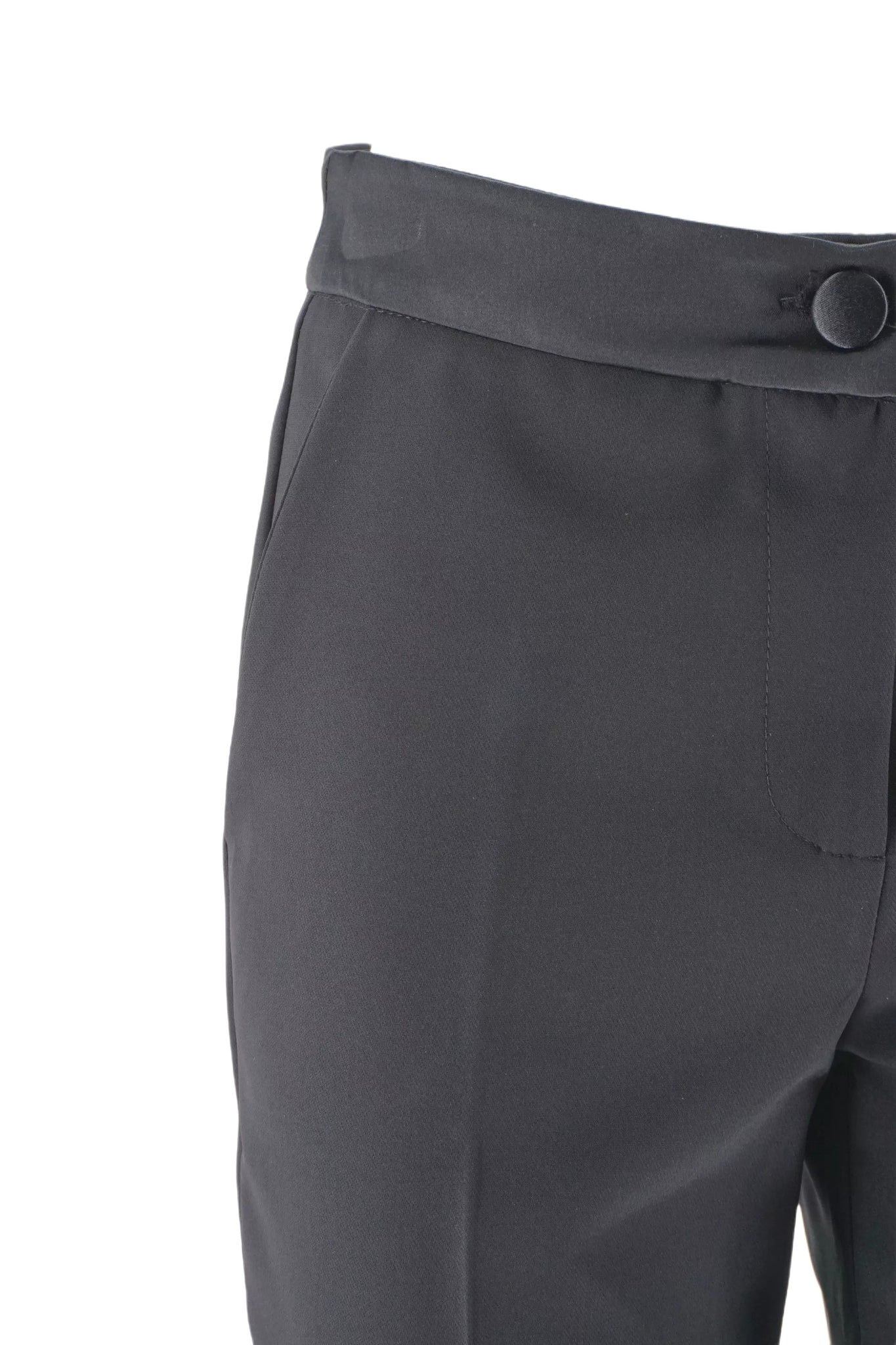 Pantalone Classico Slim Fit / Nero - Ideal Moda