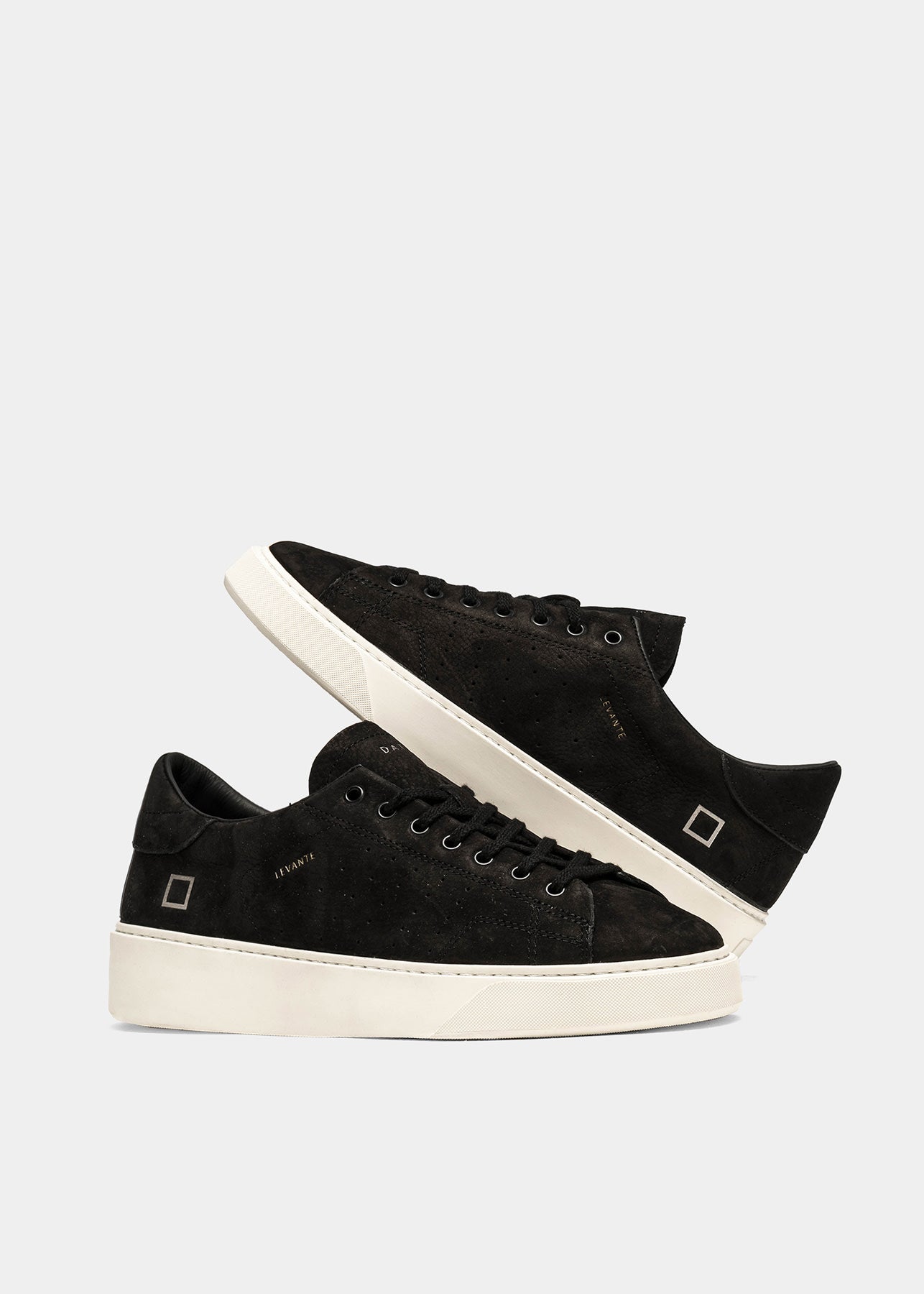 Sneaker DATE Levante Nabuk / Nero - Ideal Moda