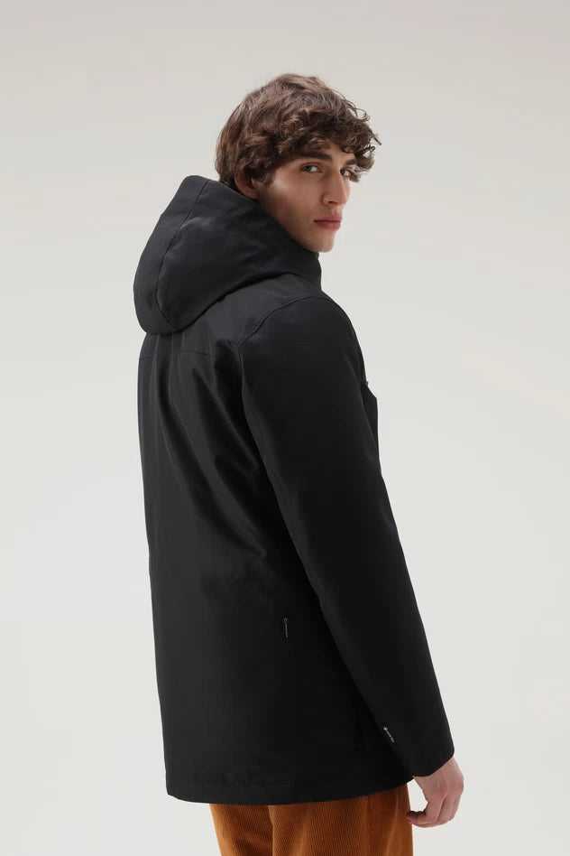 Giubbino in Goretex Woolrich / Nero - Ideal Moda