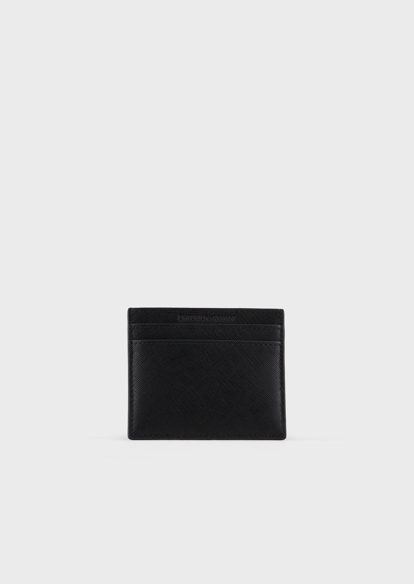Portacarte Emporio Armani in pelle / Nero - Ideal Moda