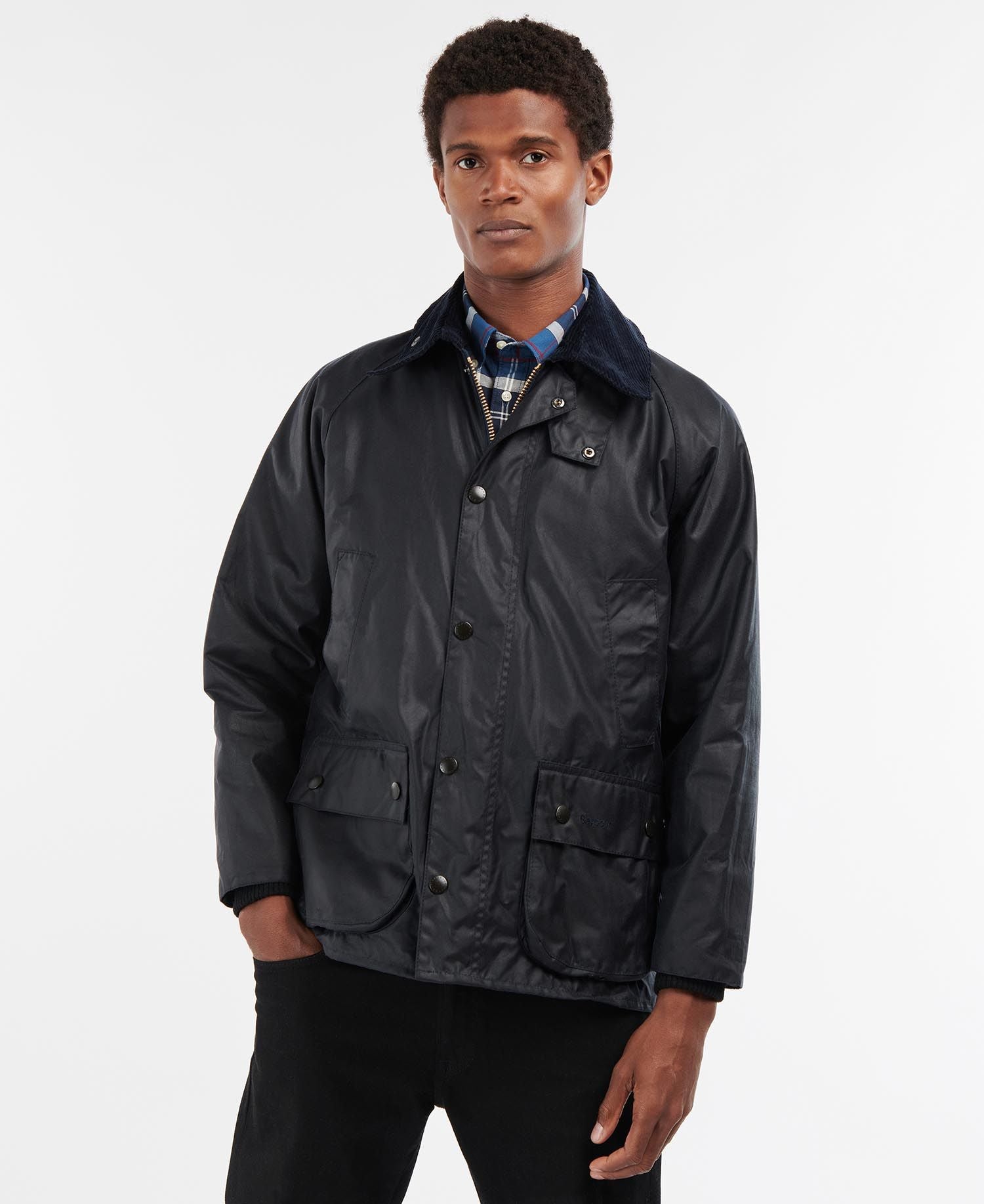 Giubbino Barbour Bedale / Blu - Ideal Moda
