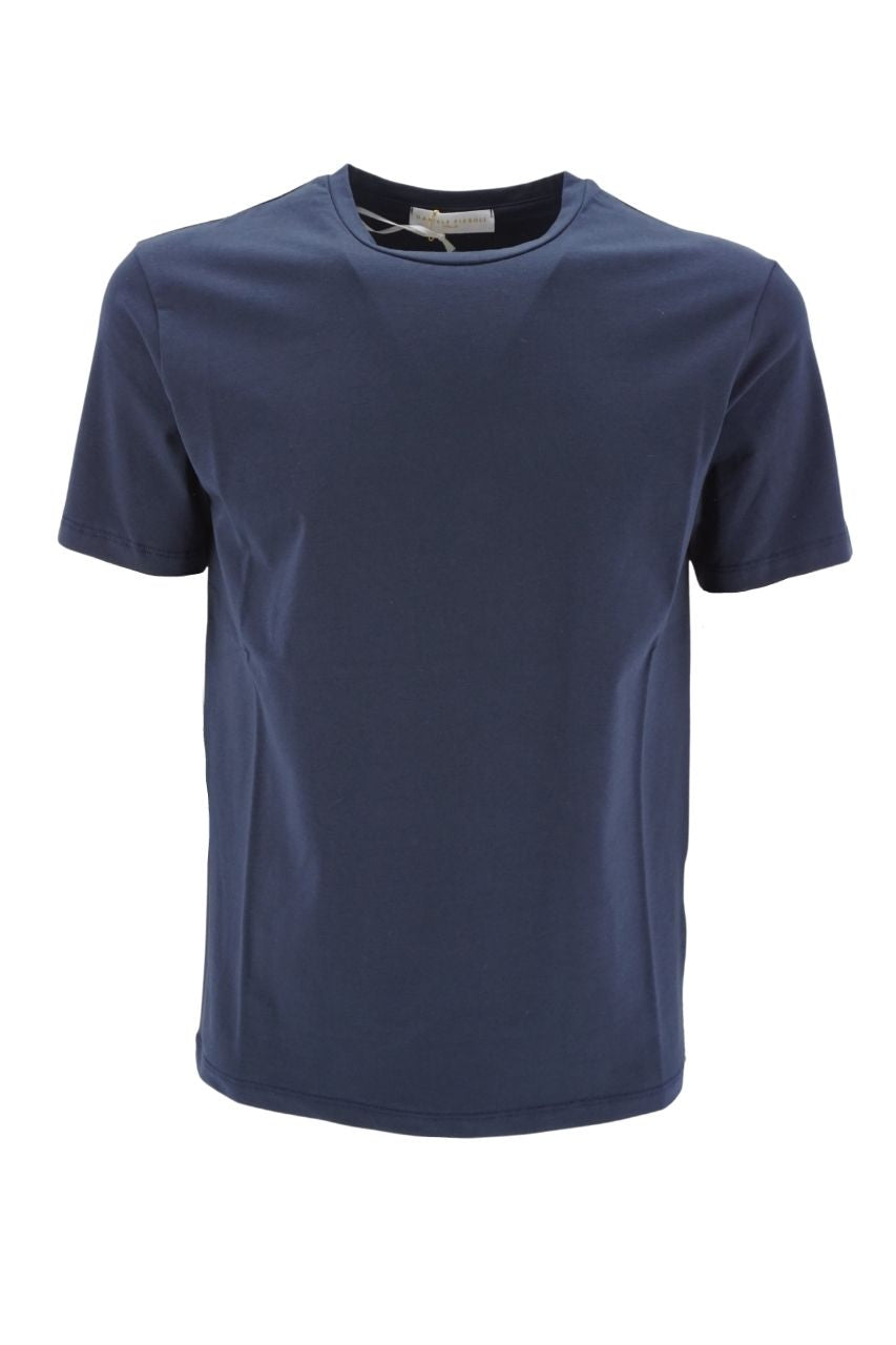 T-Shirt Daniele Fiesoli Girocollo / Blu - Ideal Moda