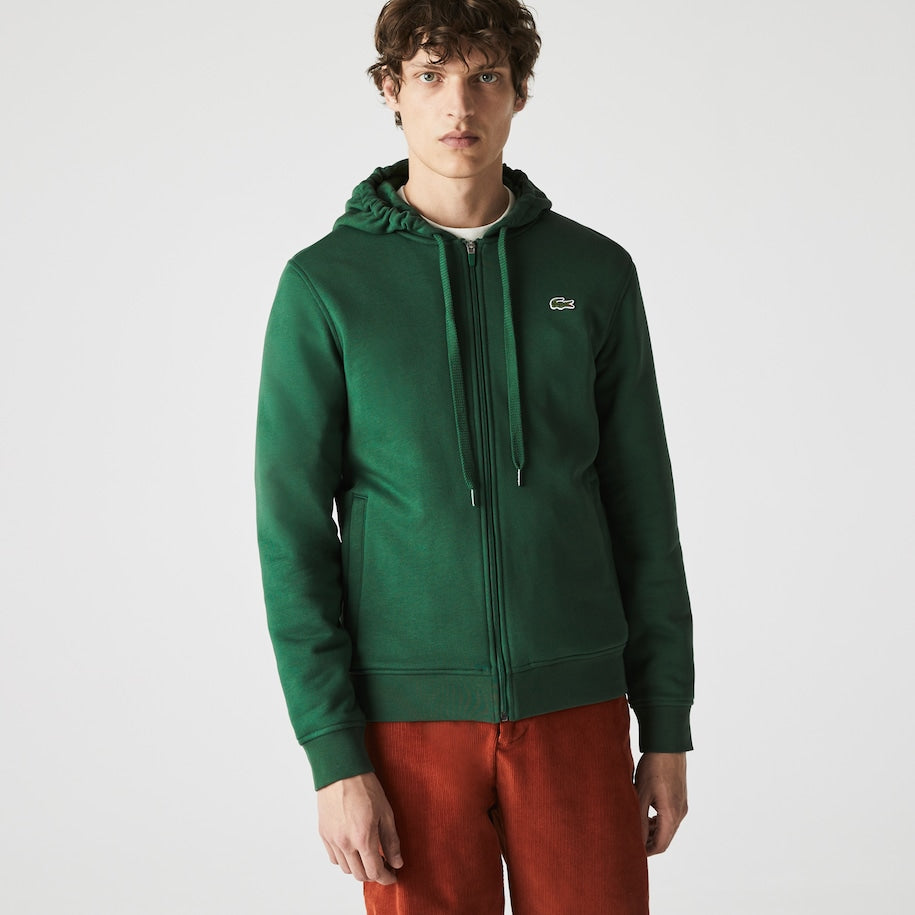 Felpa Lacoste Fullzip / Verde - Ideal Moda