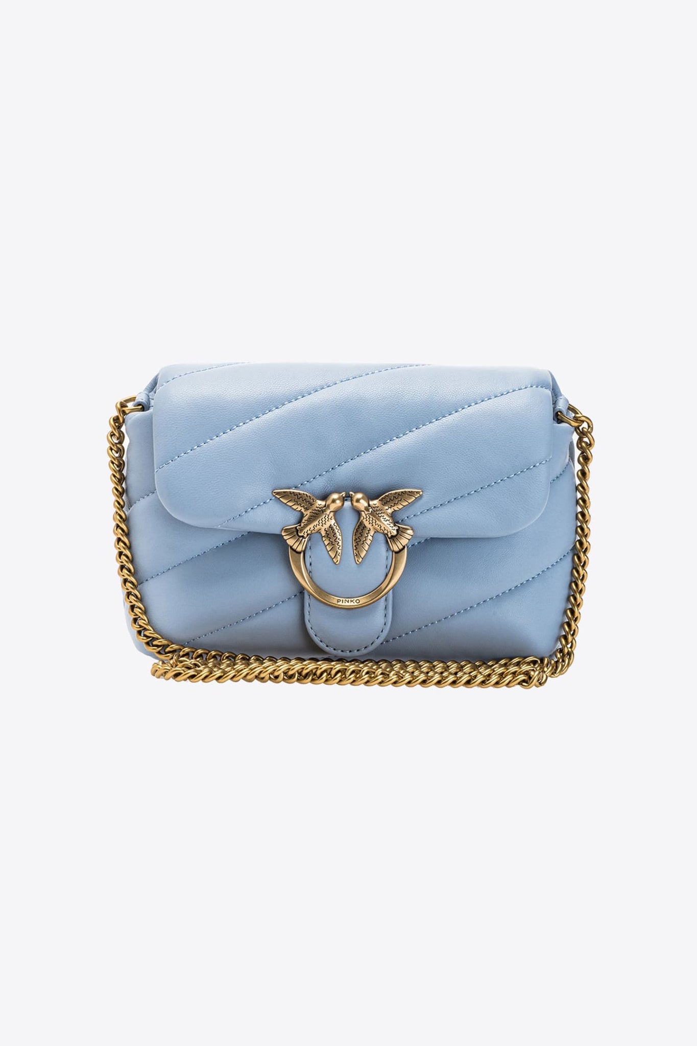 Borsa Pinko Baby Love Bag Puff / Azzurro - Ideal Moda