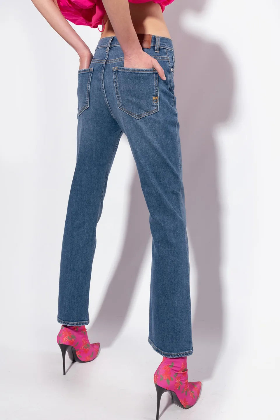 Jeans Bootcut in Denim Stretch Pinko / Jeans - Ideal Moda