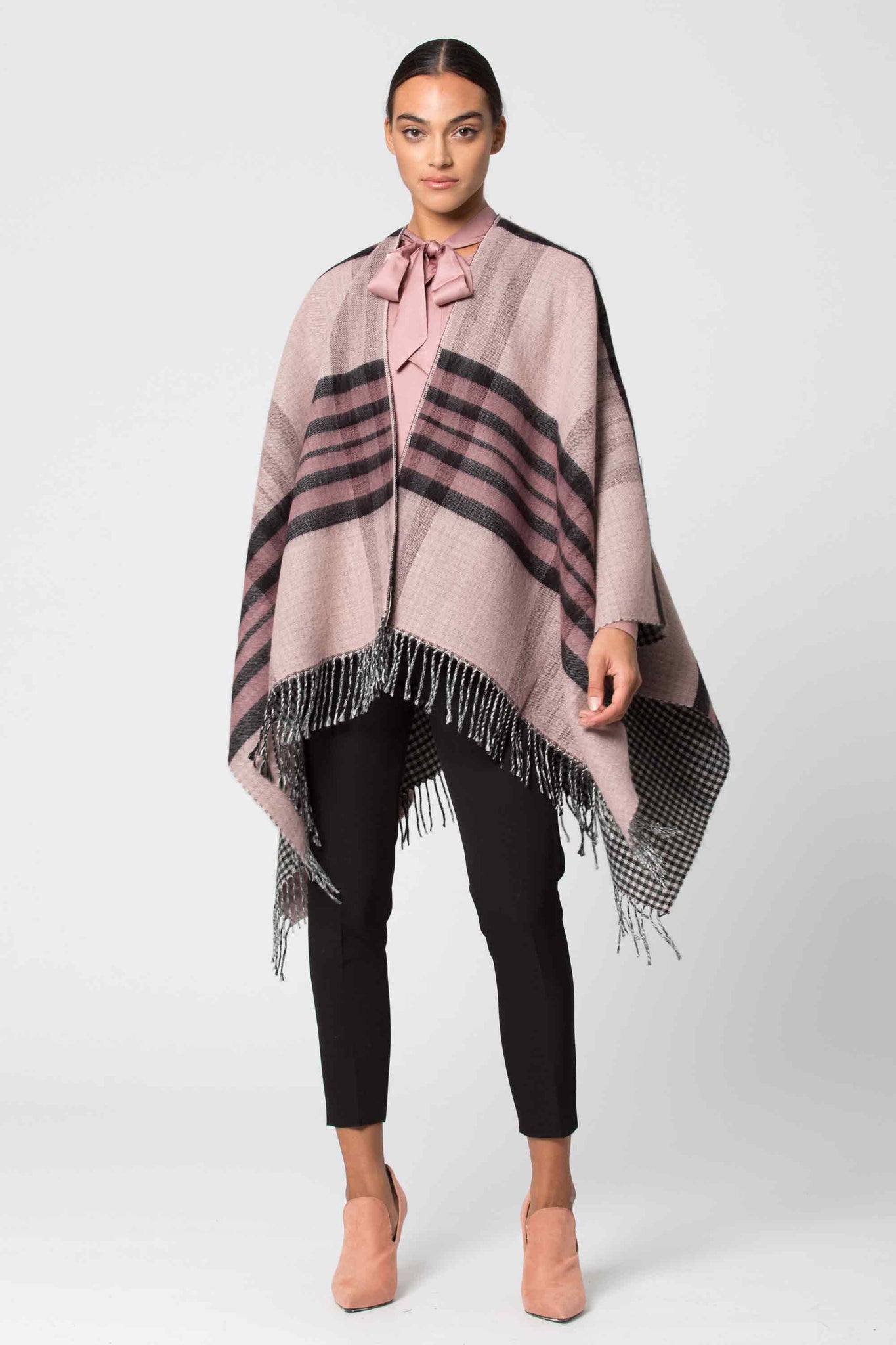 Sciarpa con Fantasia Kocca / Rosa - Ideal Moda