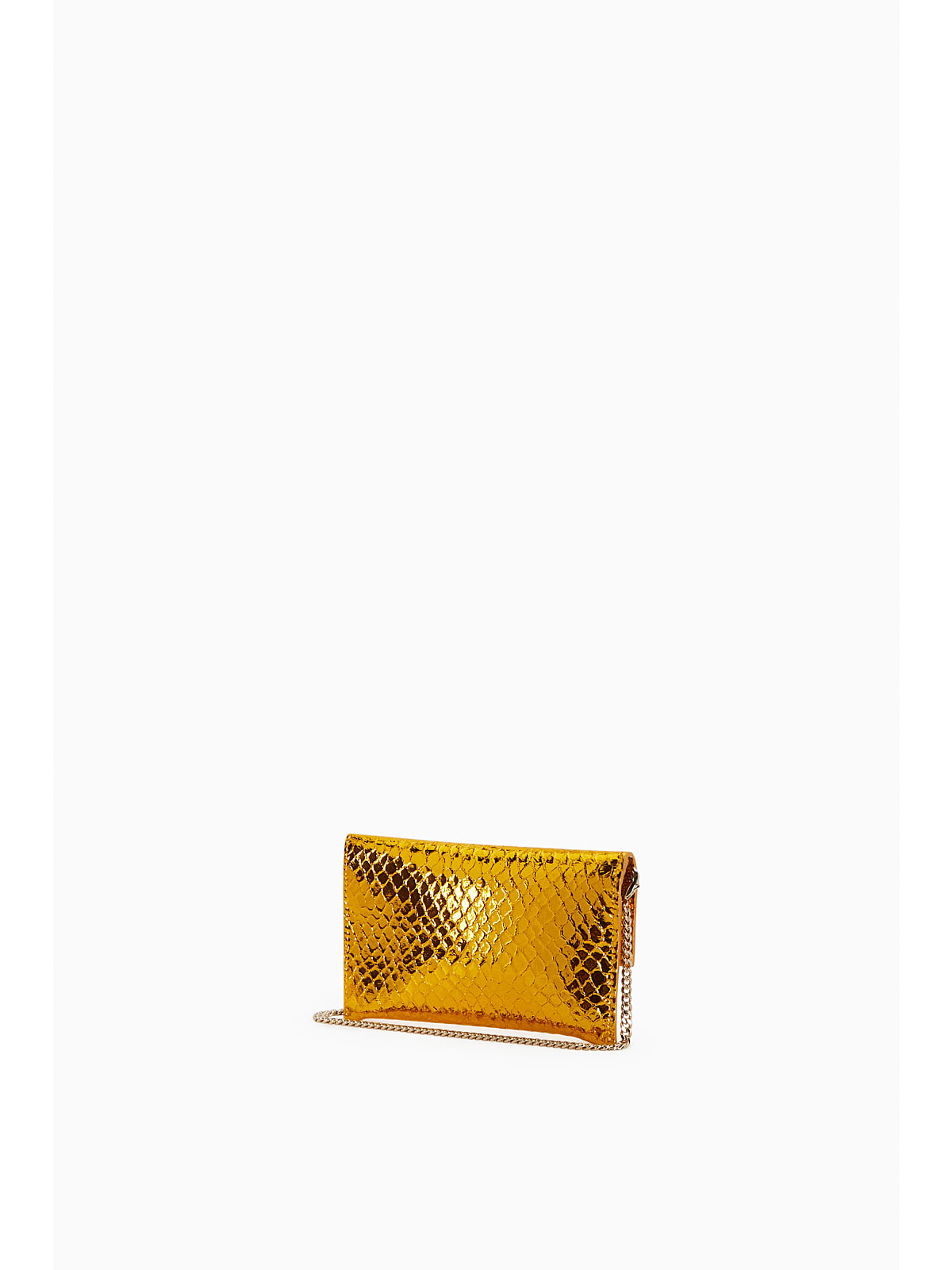 Borsa Clutch con Logo Patrizia Pepe / Giallo - Ideal Moda