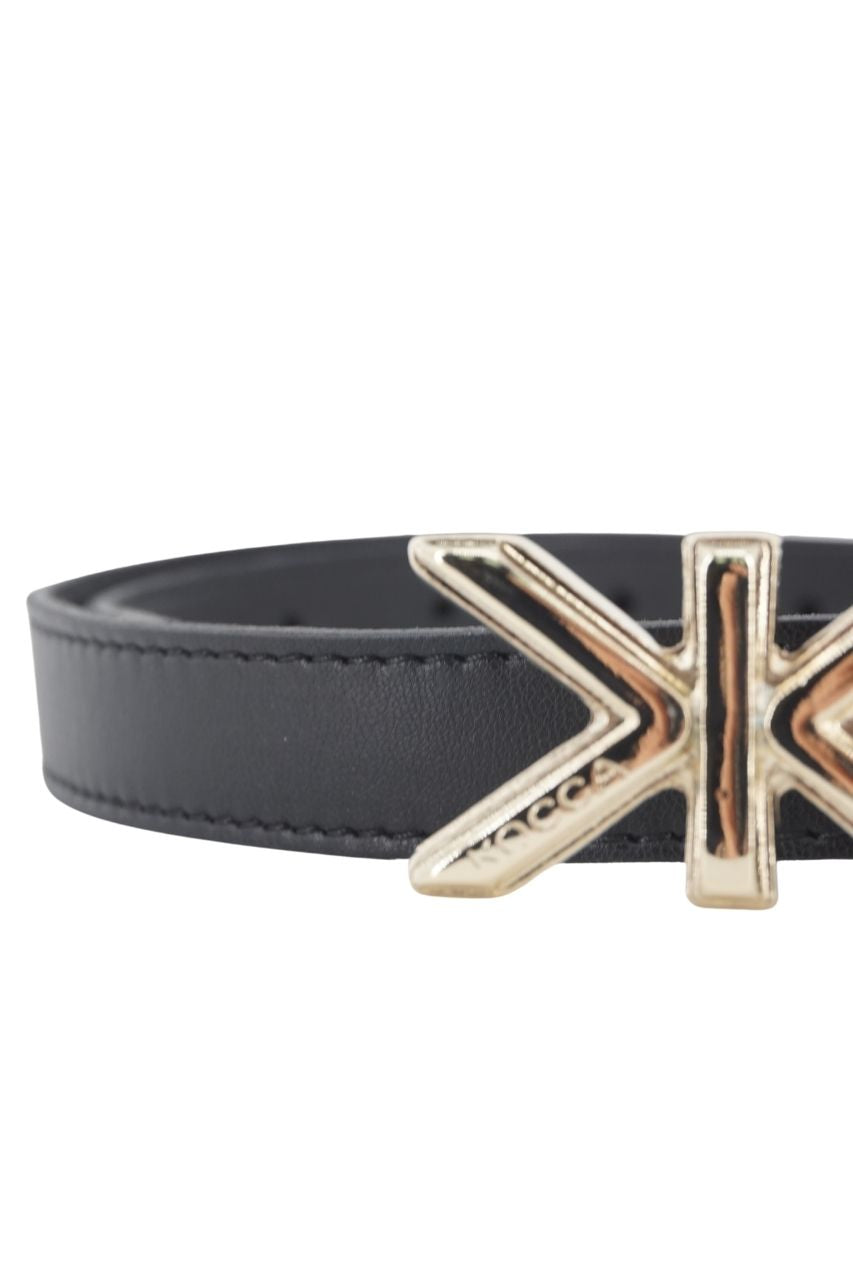 Cintura Kocca in Ecopelle / Nero - Ideal Moda
