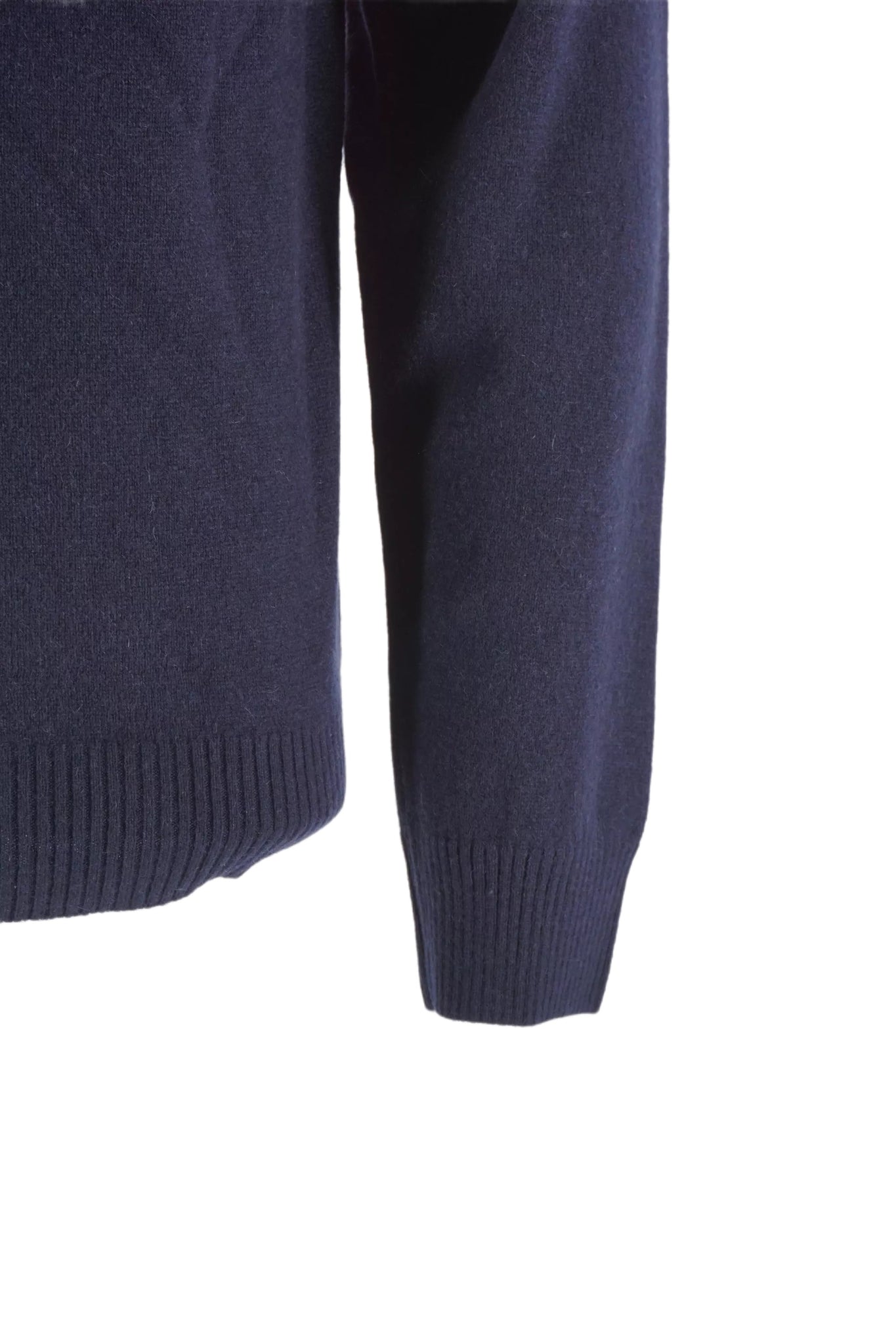 Maglia a Collo Alto in Cashmere Riciclato Daniele Fiesoli / Blu - Ideal Moda