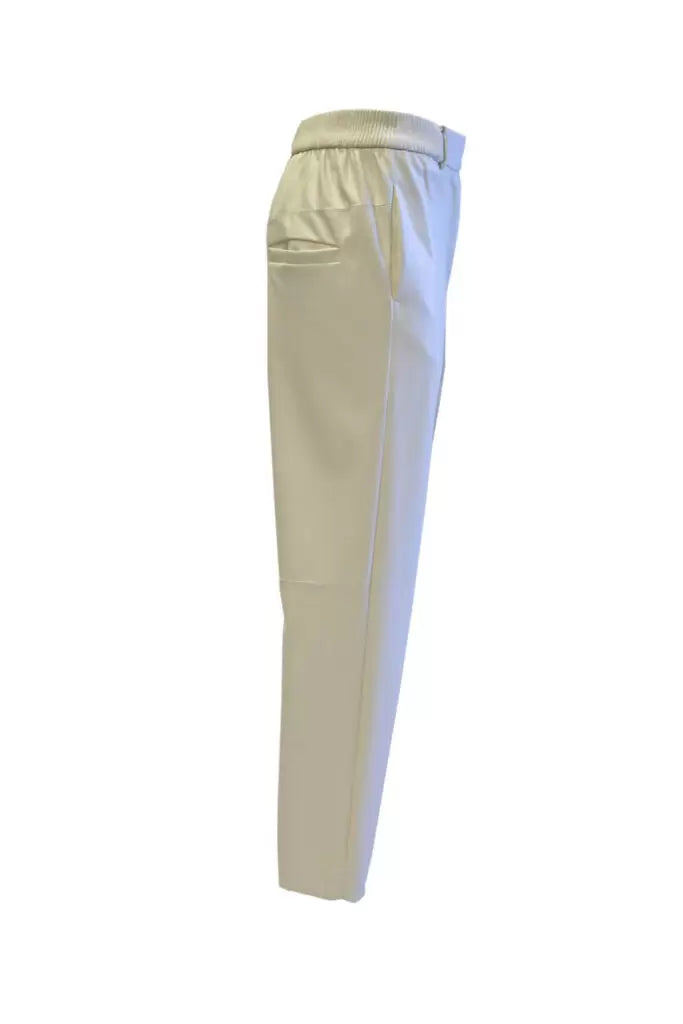 Pantalone in Ecopelle / Bianco - Ideal Moda