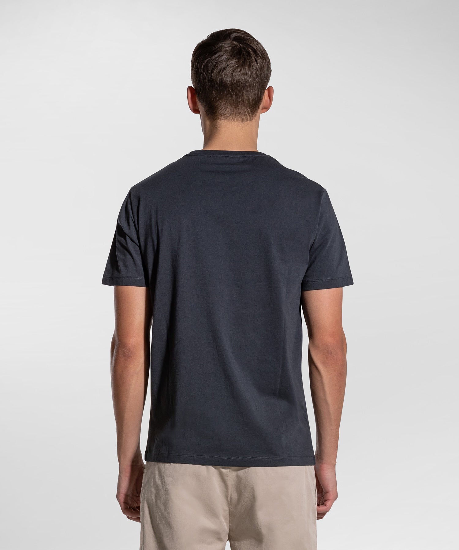 T-Shirt con Stampa / Blu - Ideal Moda