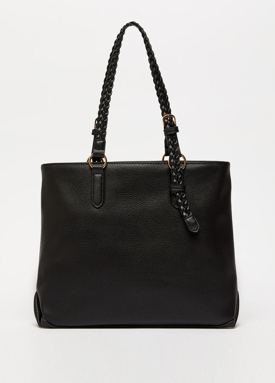 Borsa Shopping con Logo Liu Jo / Nero - Ideal Moda