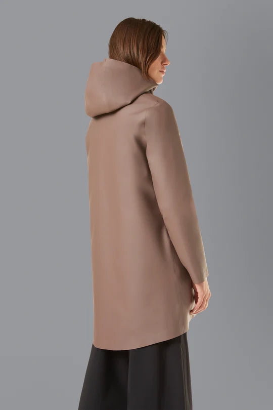 Giubbino in Tessuto Gommato RRD / Beige - Ideal Moda