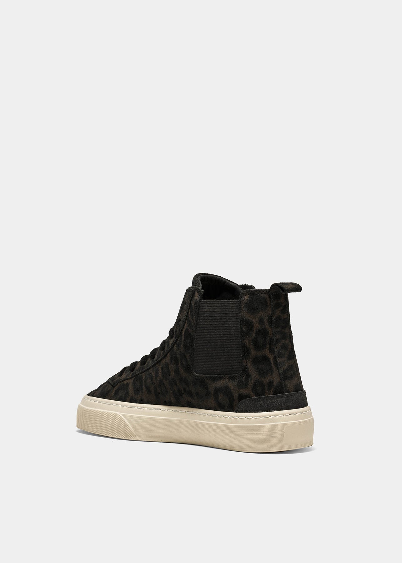 Sneaker DATE Sonica High Animalier / Bianco - Ideal Moda