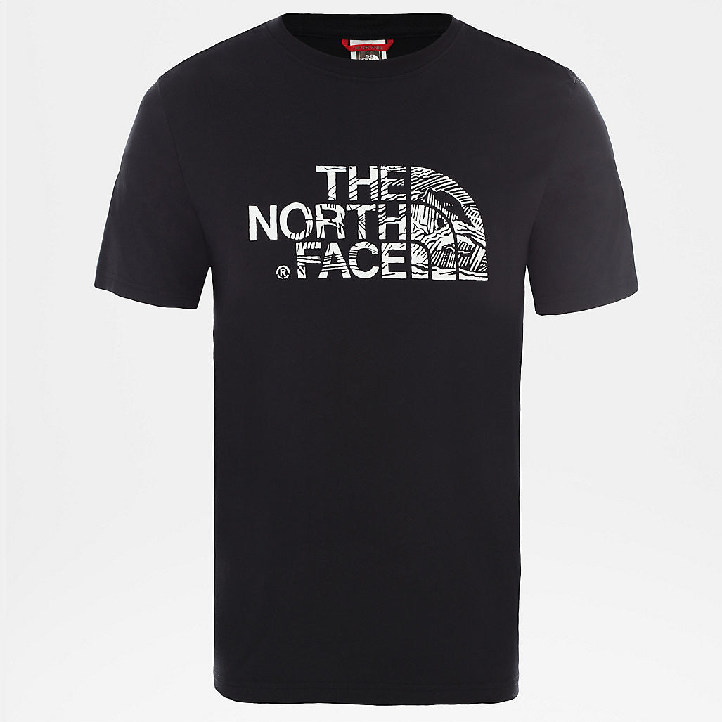 T-Shirt Uomo Woodcut Dome / Nero - Ideal Moda