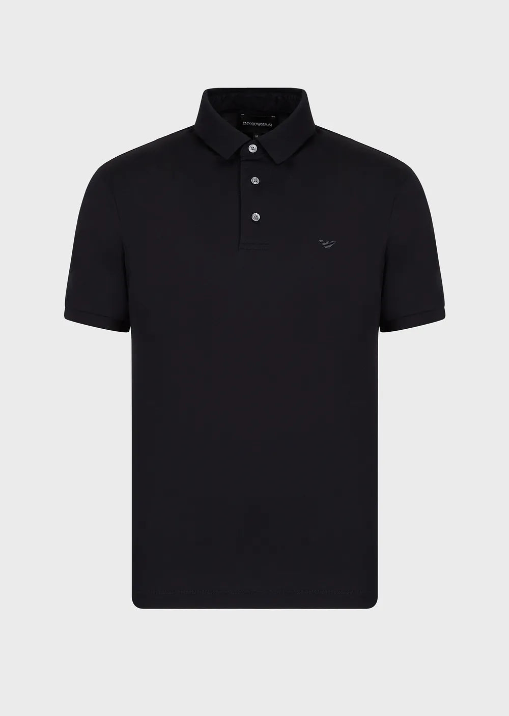 Polo in Jersey con Logo Emporio Armani / Blu - Ideal Moda