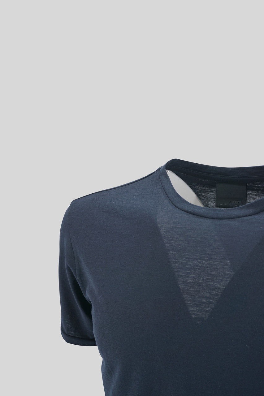 T-Shirt Shirty Crepe / Blu - Ideal Moda