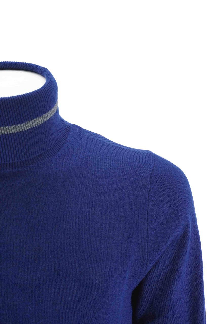 Maglia Peuterey a collo alto / Blu - Ideal Moda