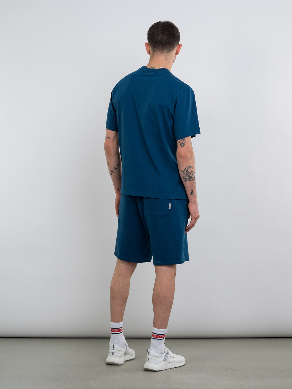 T-Shirt Franklin & Marshall con Logo / Blu - Ideal Moda