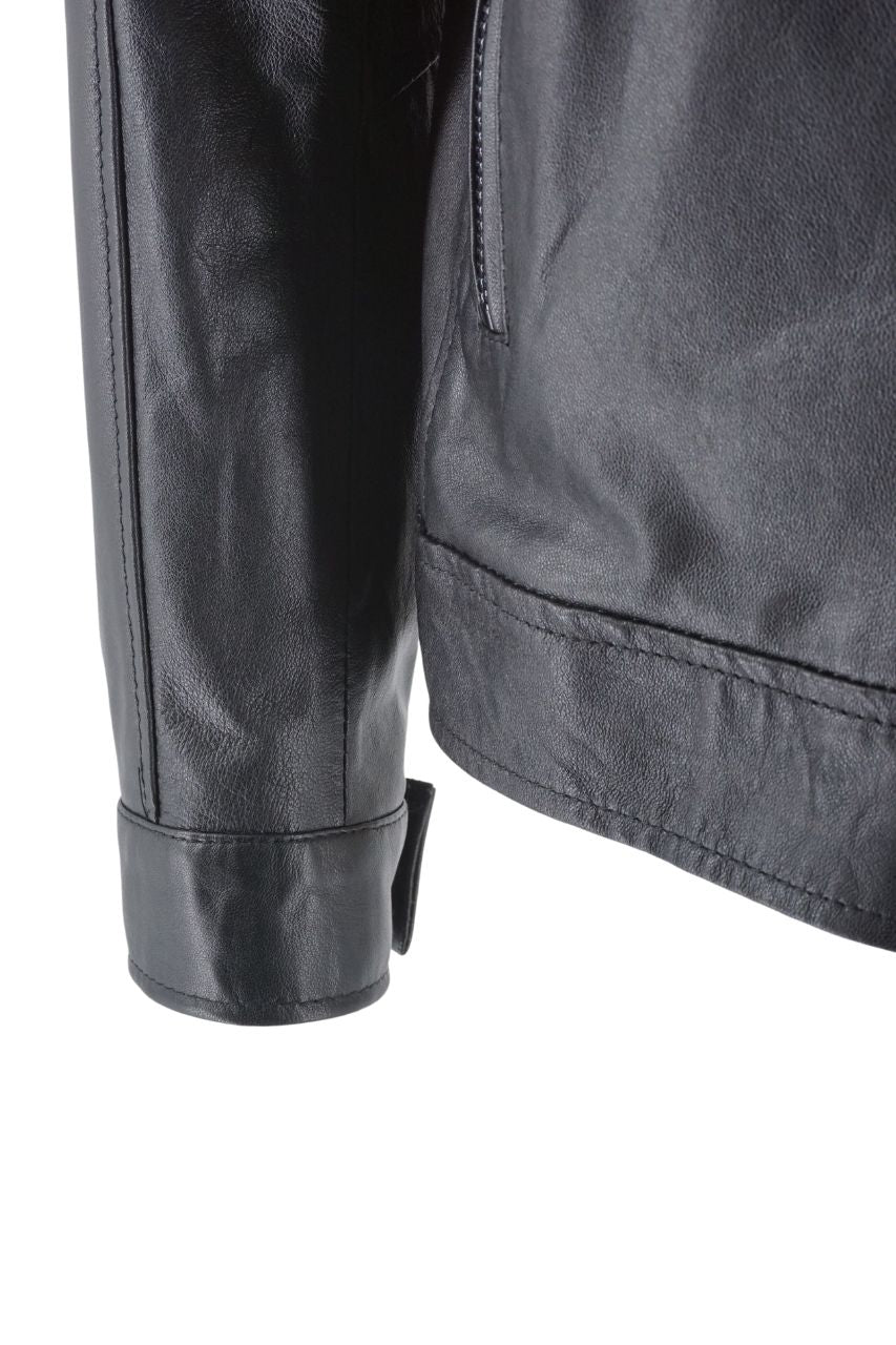 Giacca Daniele Alessandrini in Pelle / Nero - Ideal Moda