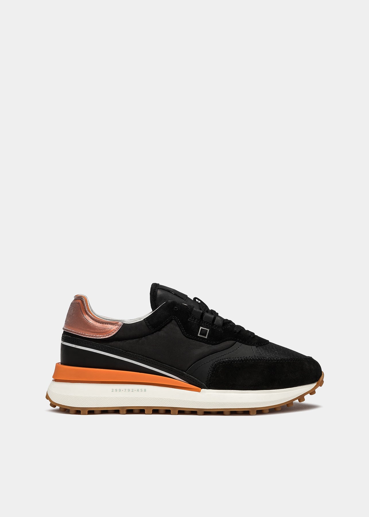 Sneaker in Nylon e Pelle DATE / Nero - Ideal Moda