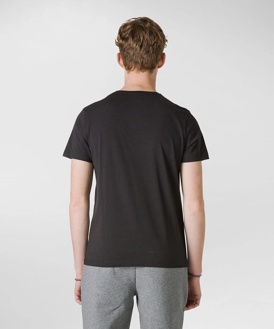 T-Shirt con Logo Ricamato Peuterey / Nero - Ideal Moda