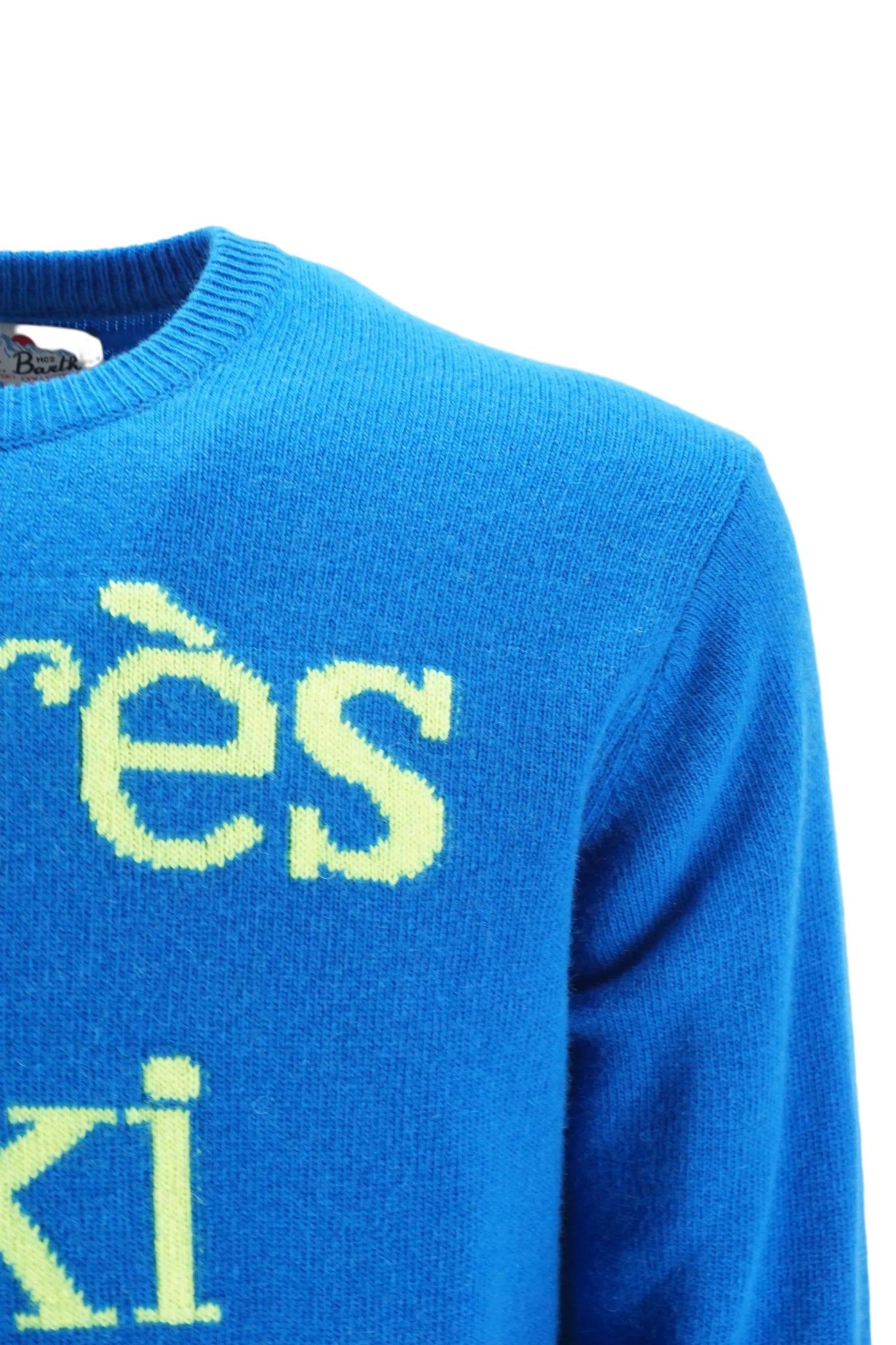 Maglia Girocollo con Stampa Mc2 Saint Barth / Bluette - Ideal Moda