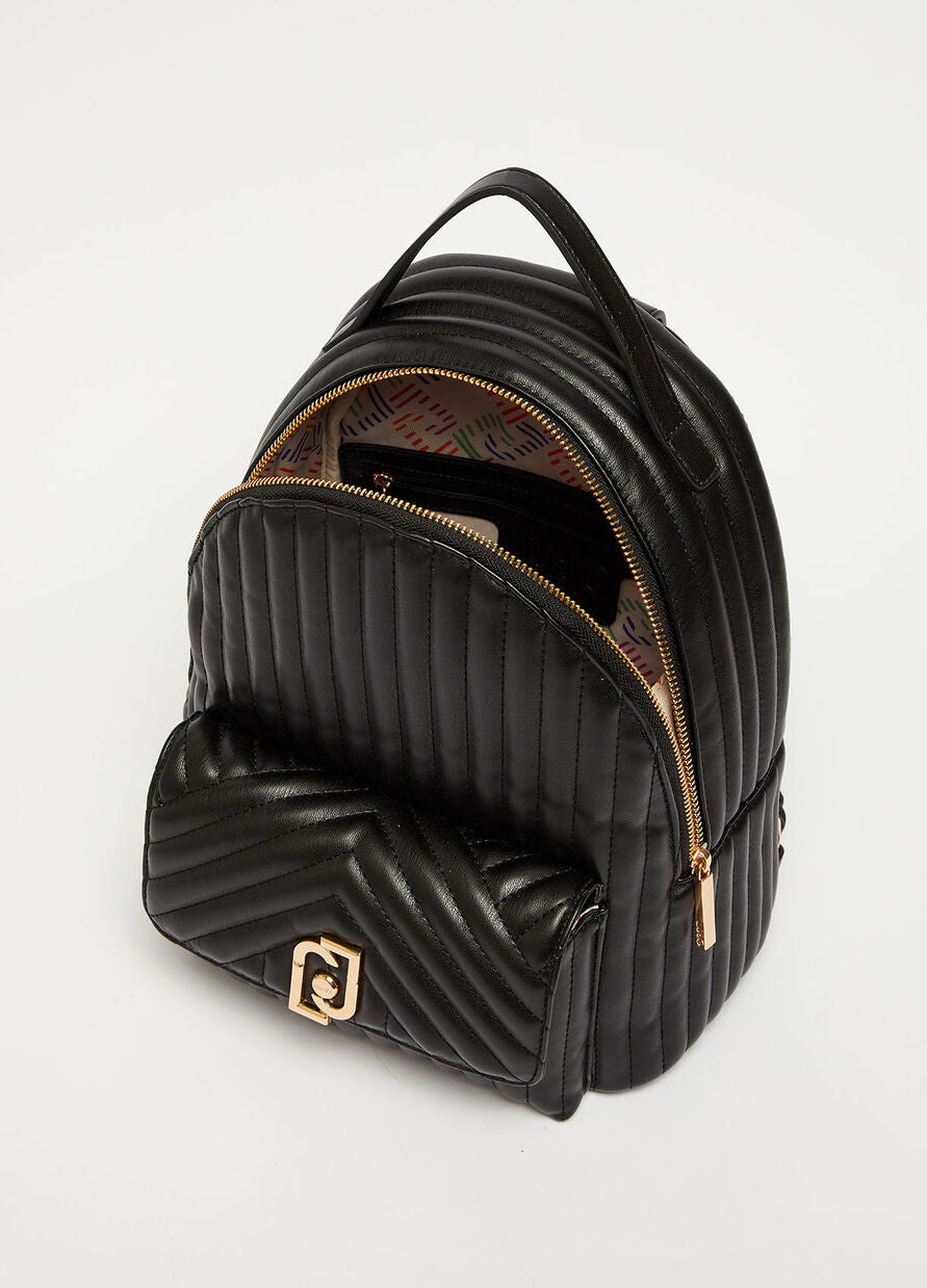 Zaino con Logo Liu Jo / Nero - Ideal Moda