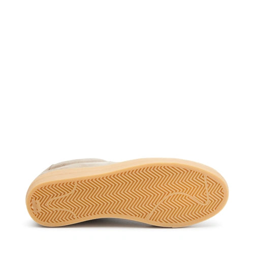 Sneaker in Pelle Scamosciata Frau / Beige - Ideal Moda
