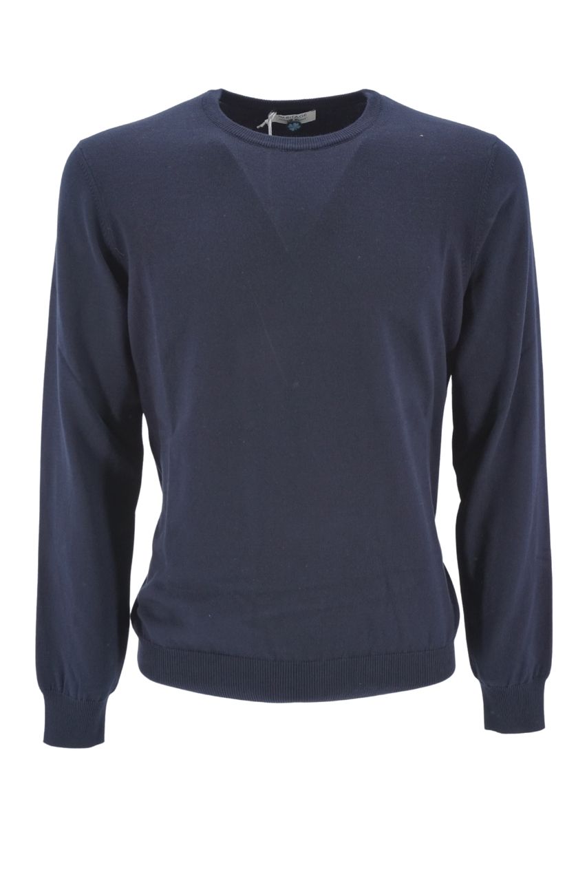 Maglia Heritage Girocollo / Blu - Ideal Moda
