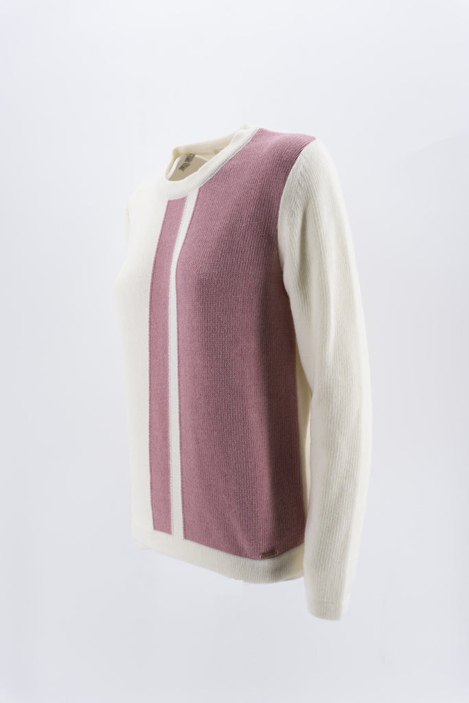 Maglia a Fantasia / Rosa - Ideal Moda