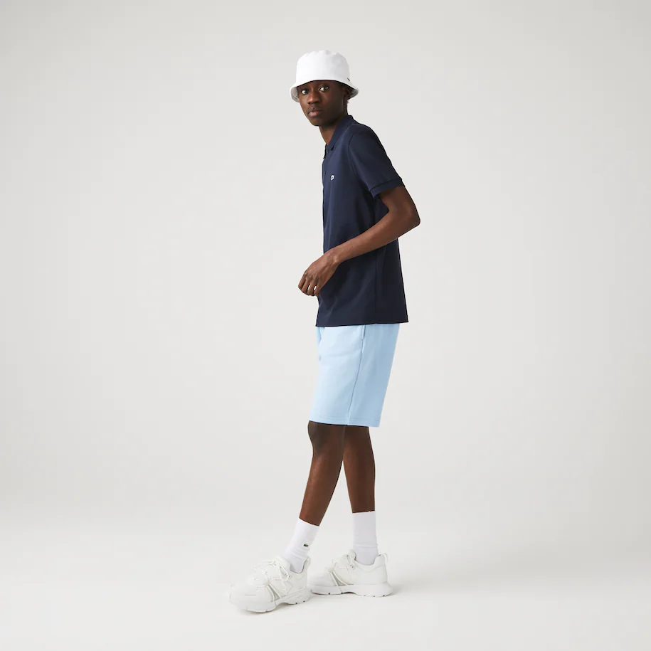 Polo Lacoste in cotone Pima / Blu - Ideal Moda