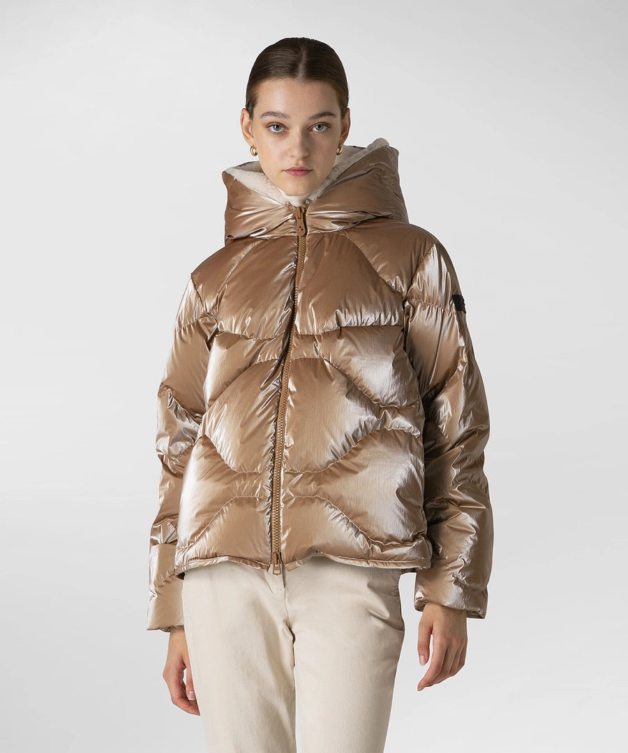 Giubbino con Cappuccio Peuterey / Beige - Ideal Moda