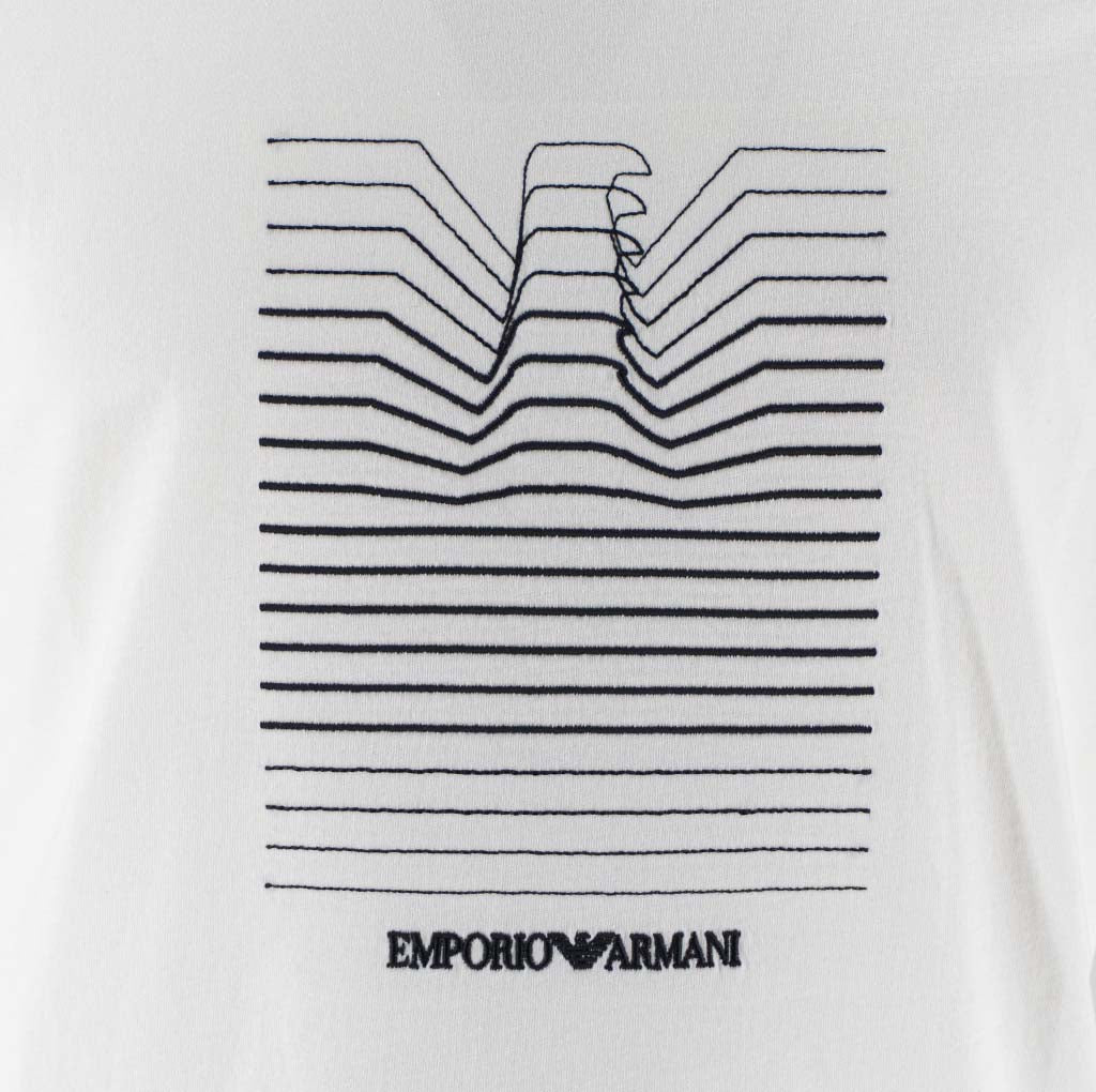 T-shirt con stampa logo / Bianco - Ideal Moda