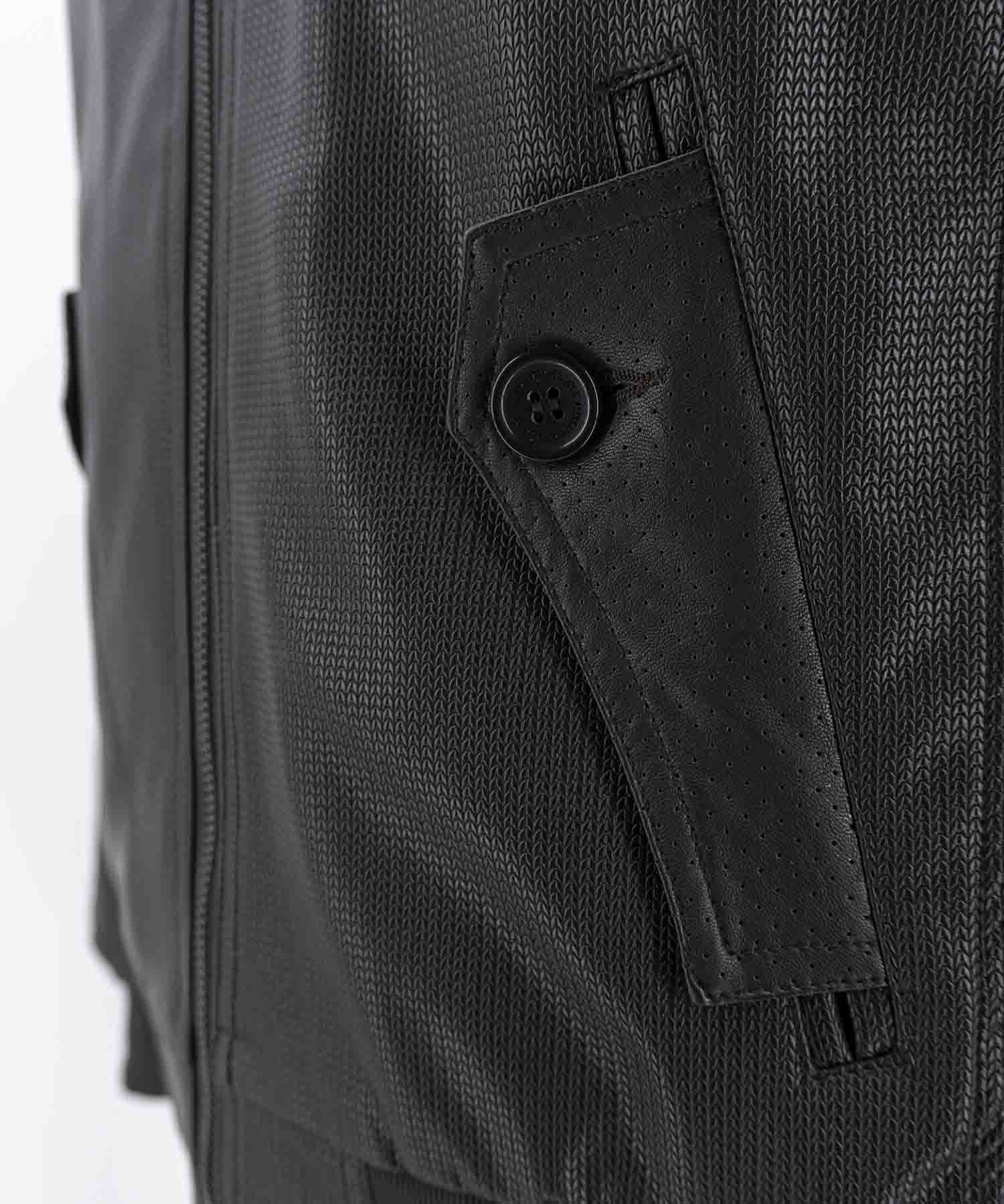 Bomber in ecopelle / Marrone - Ideal Moda