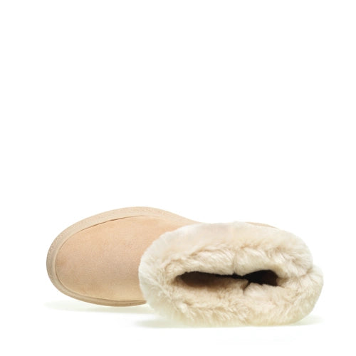 Stivaletto in Montone Frau / Beige - Ideal Moda