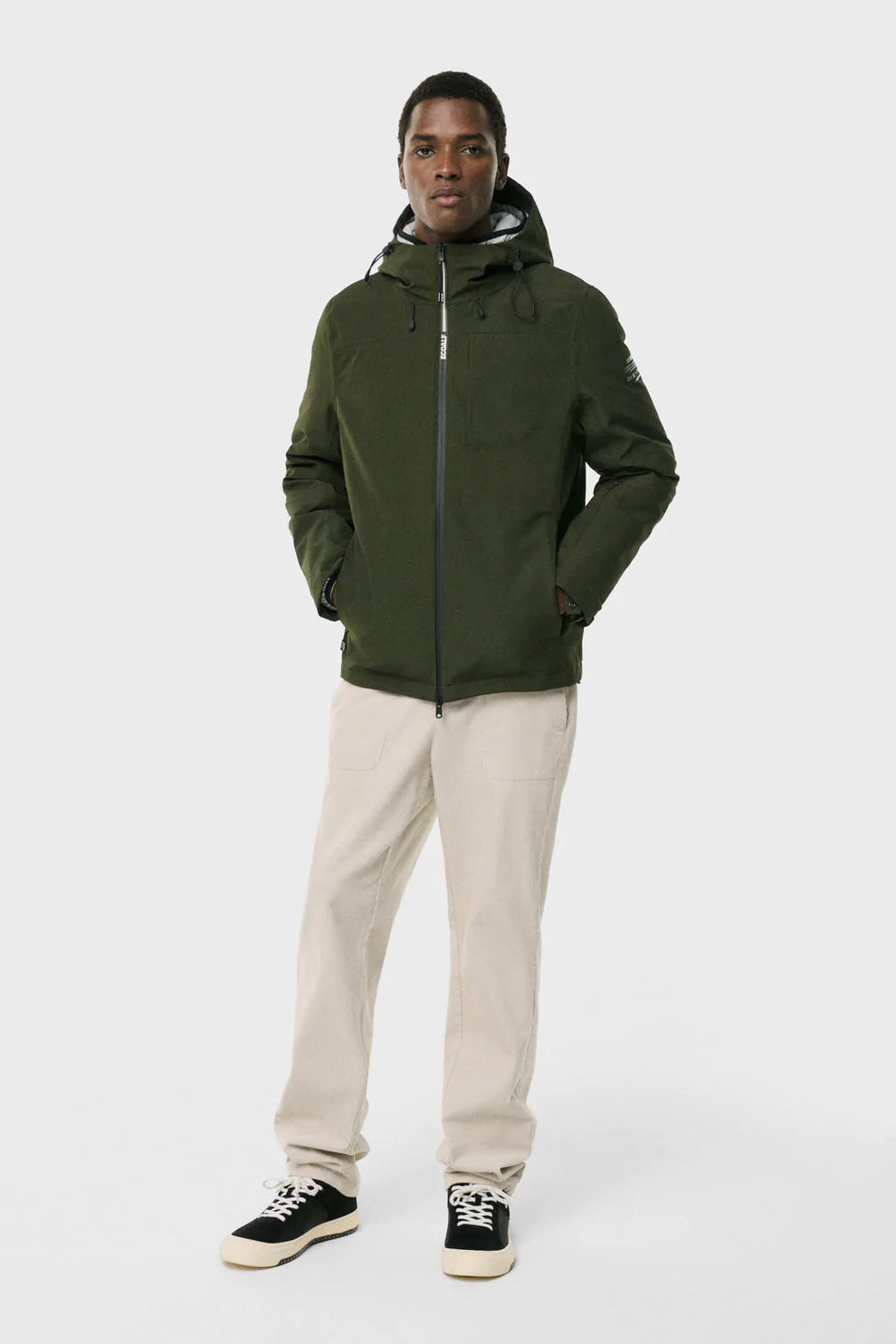 Giubbino in Softshell Ecoalf / Verde - Ideal Moda