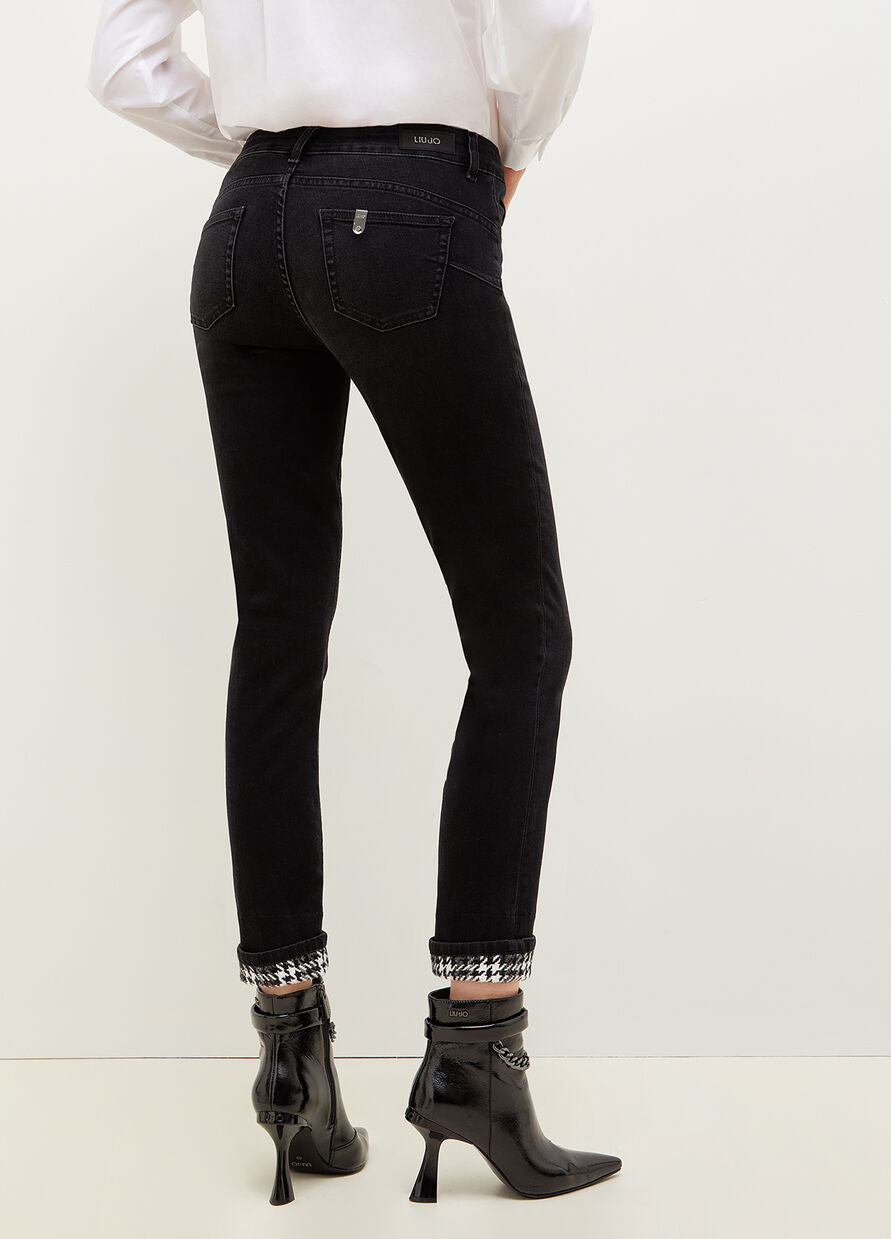 Jeans Skinny Bottom Up Liu Jo / Nero - Ideal Moda