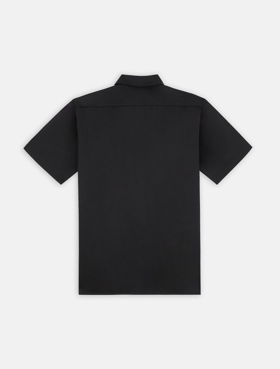 Camicia Work Shirt con Logo Dickies / Nero - Ideal Moda
