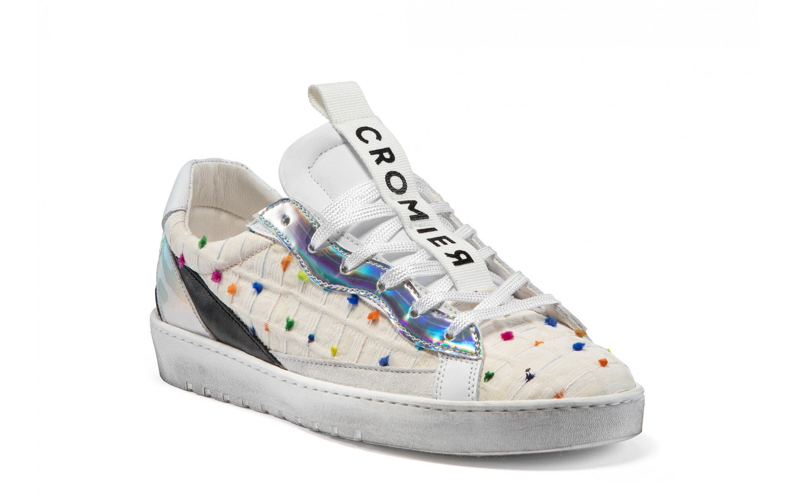 ALPHA Rainbow Pois / Bianco - Ideal Moda