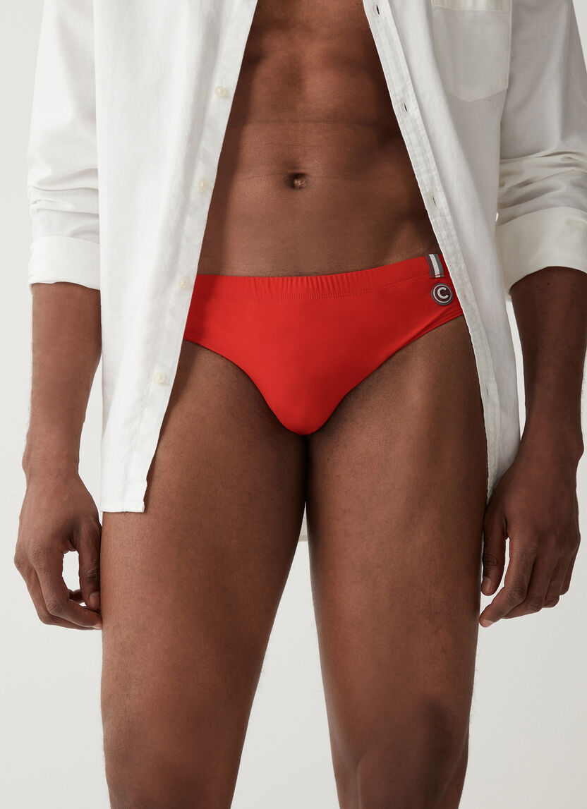 Costume da Bagno a Slip Colmar / Rosso - Ideal Moda