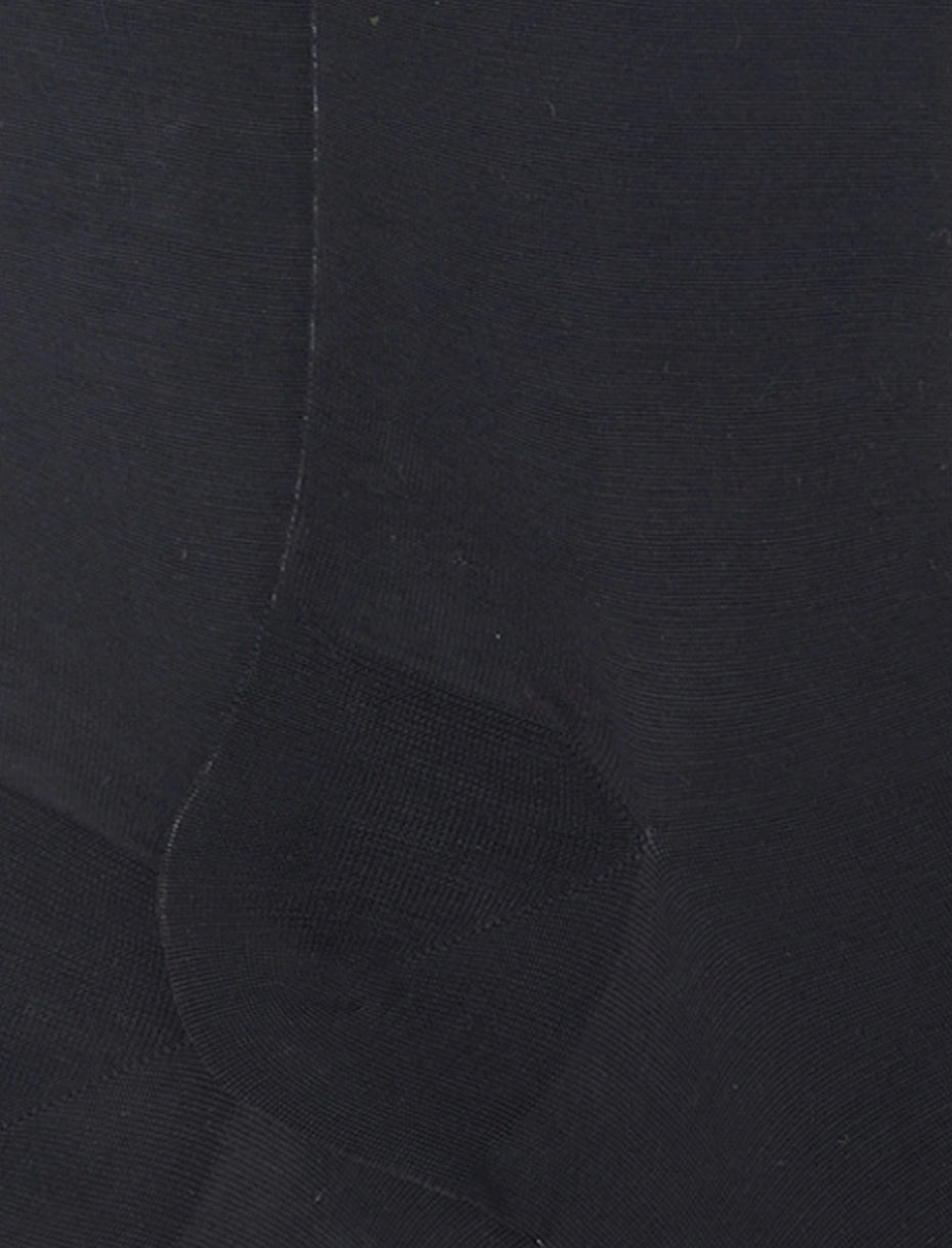 Calze Lunghe in Cotone Chiffon Gallo / Nero - Ideal Moda