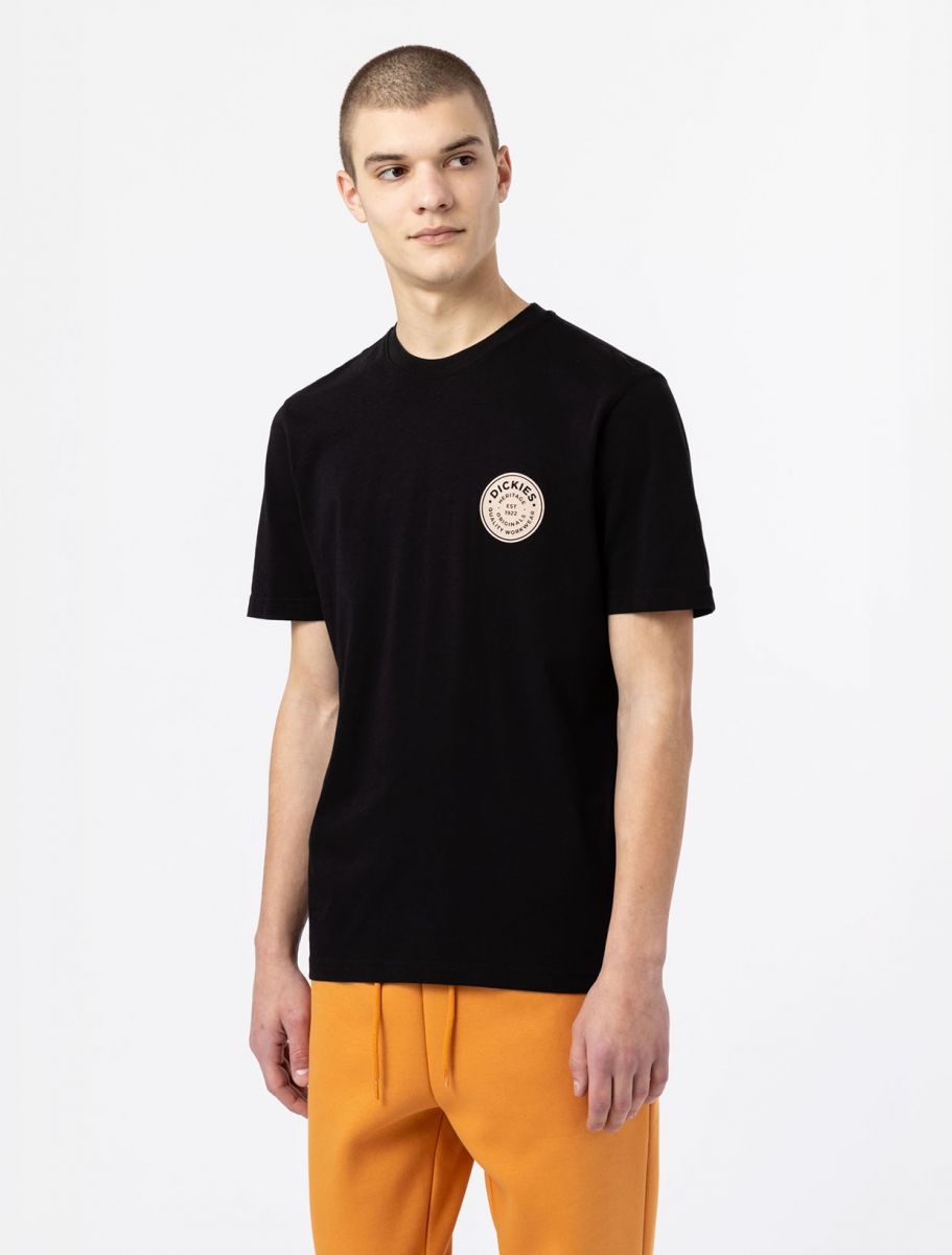 T-Shirt Dickies con Stampa / Nero - Ideal Moda