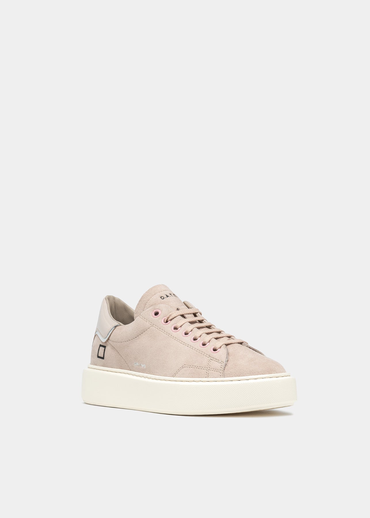 Sneaker DATE in Camoscio Sfera Powder / Rosa - Ideal Moda